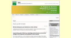 Desktop Screenshot of dgsuchtmedizin.de